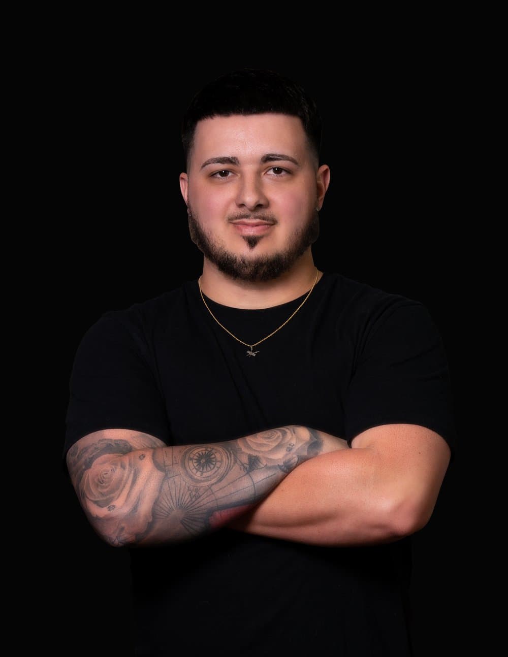 Austin Knox, barber at Vanzant Barbershop Lounge in Tupelo