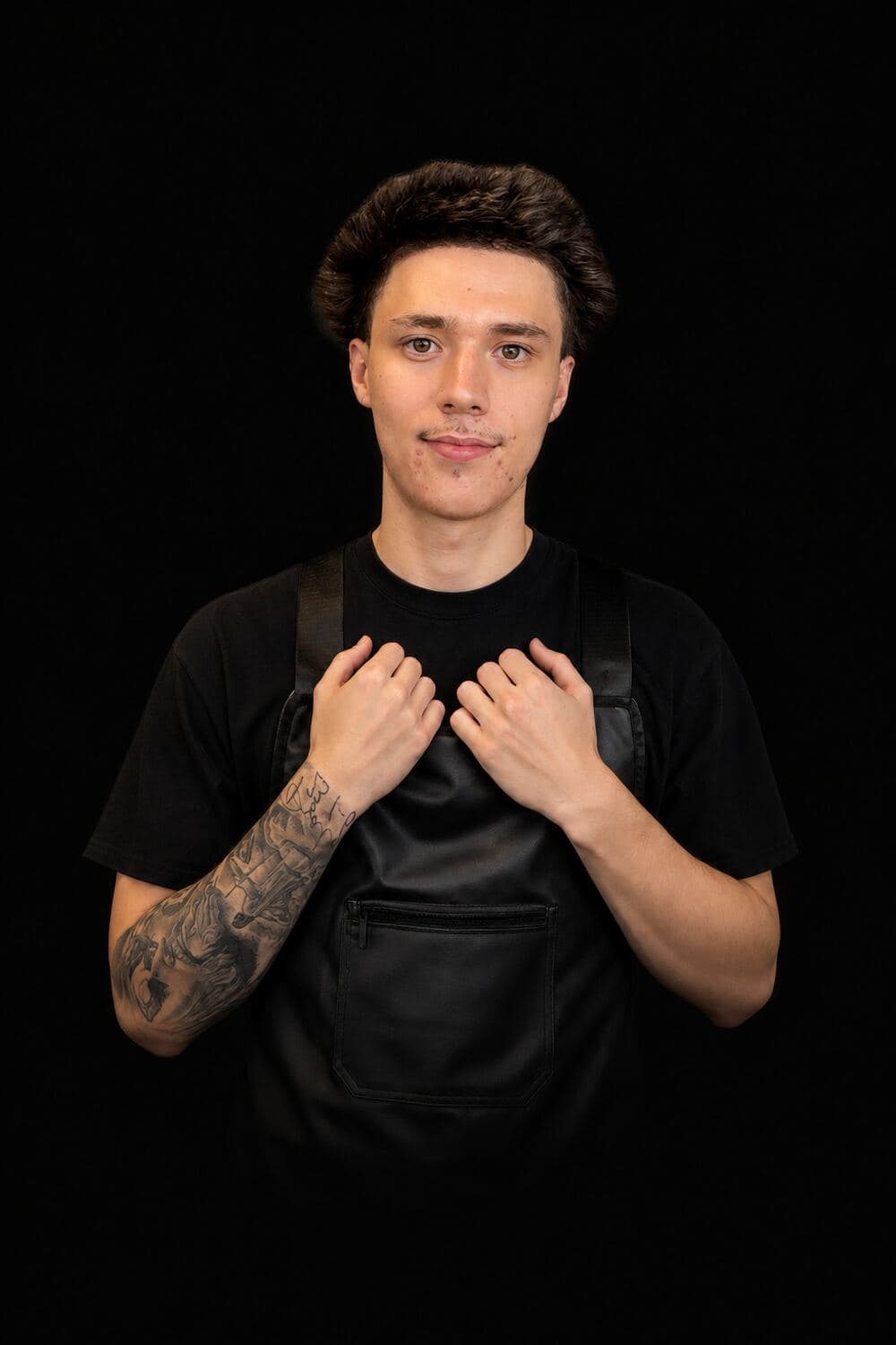 Rylan Townsend, barber at Vanzant Barbershop Lounge in Tupelo